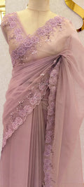 Organza saree