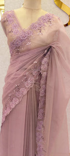 Organza saree