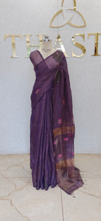 LINEN TISSUE SAREE