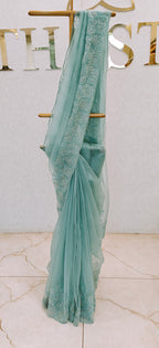 GLASS ORGANZA SAREE