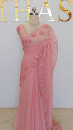 CRUSH ORGANZA SAREE