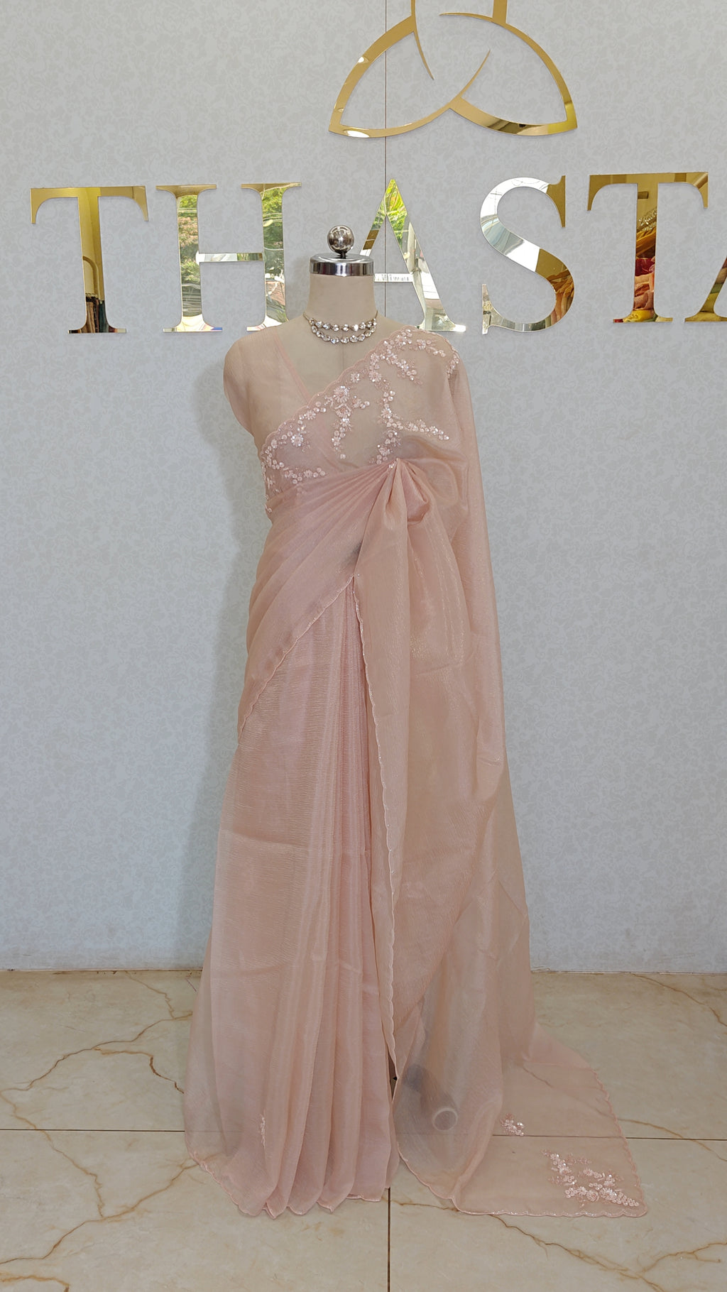 CRUSH ORGANZA SAREE