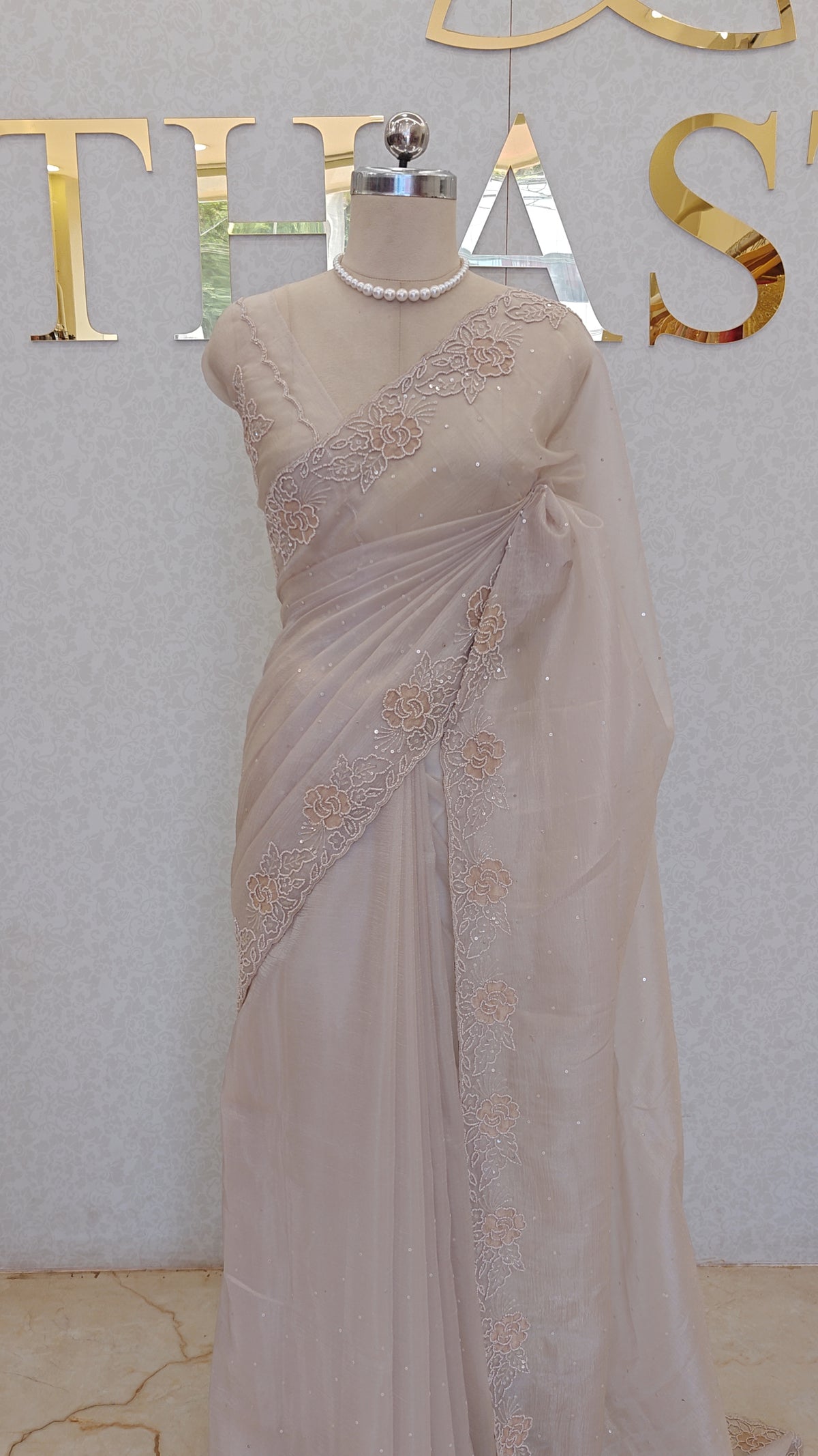 CRUSH ORGANZA SAREE