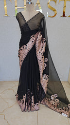 PURE ORGANZA SAREE