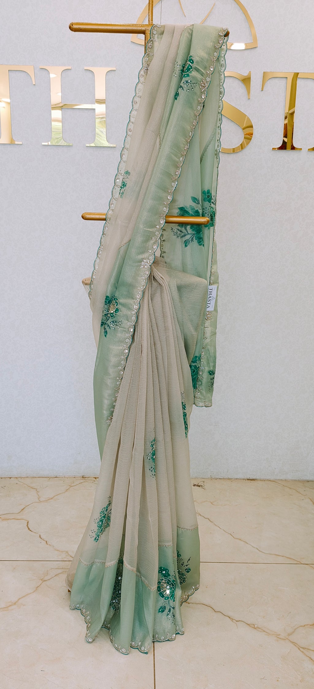 CRUSH ORGANZA SAREE