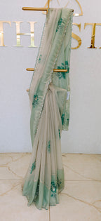 CRUSH ORGANZA SAREE