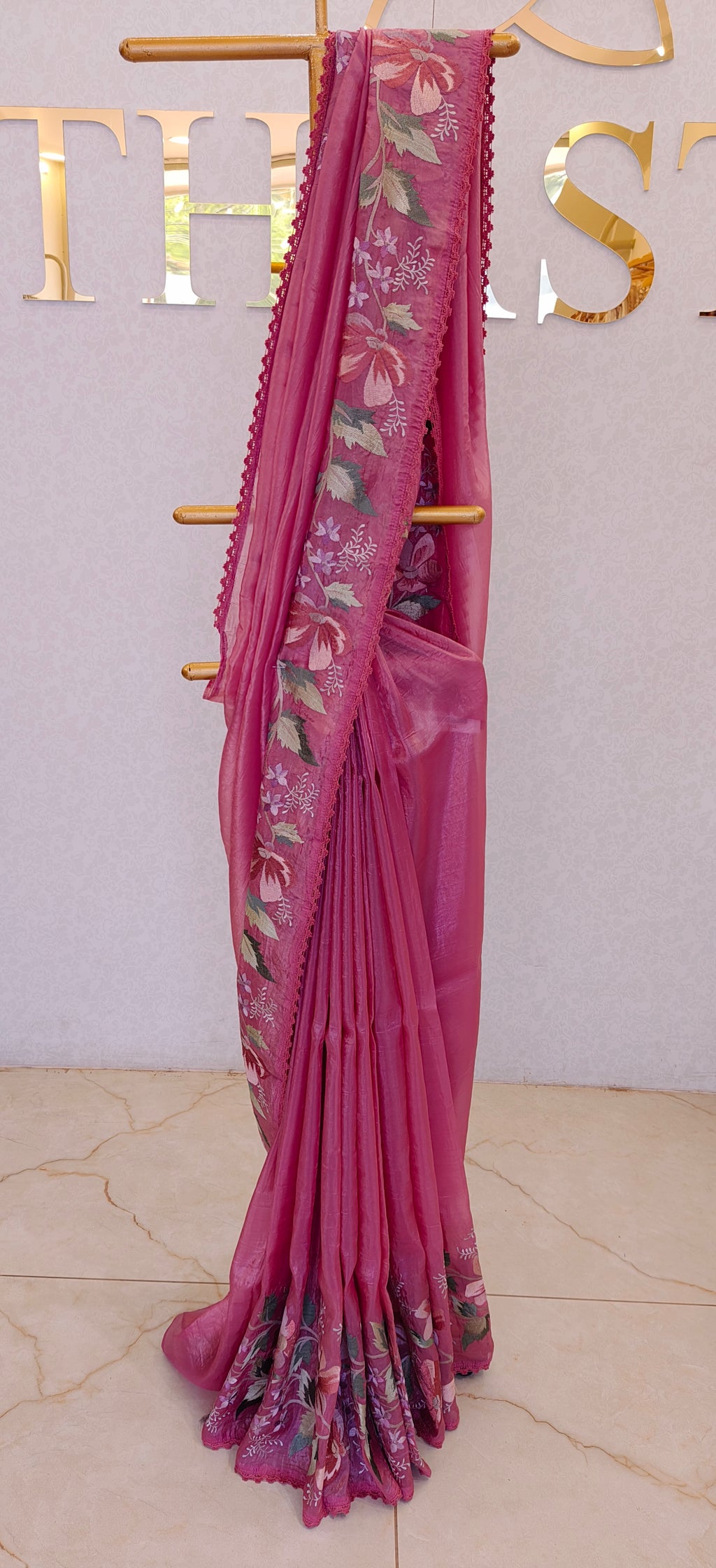 CRUSH ORGANZA SAREE