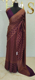 Mysore Crepe Silk Saree