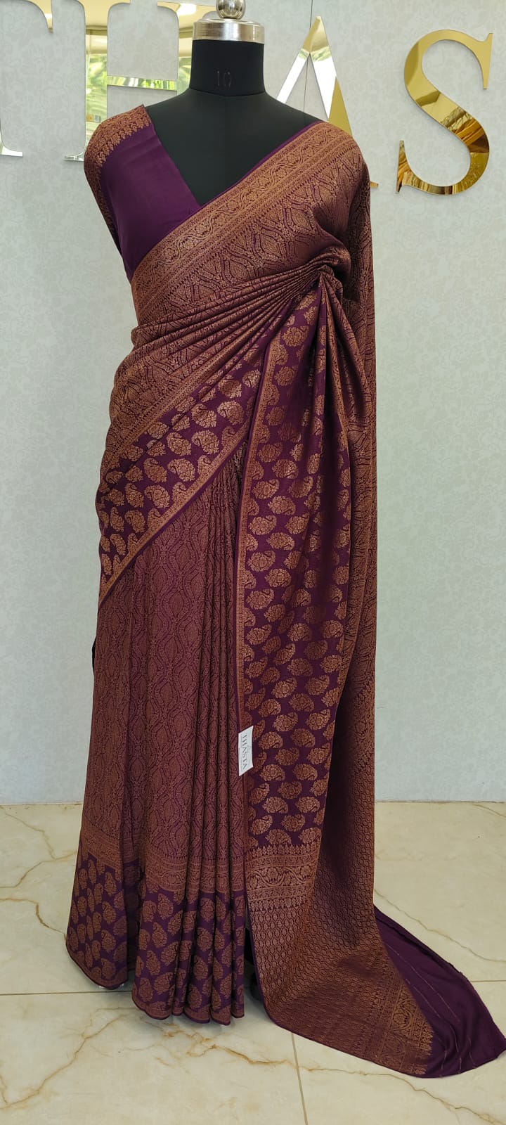 Mysore Crepe Silk Saree