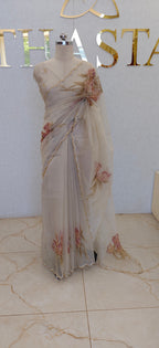 CRUSH ORGANZA SAREE