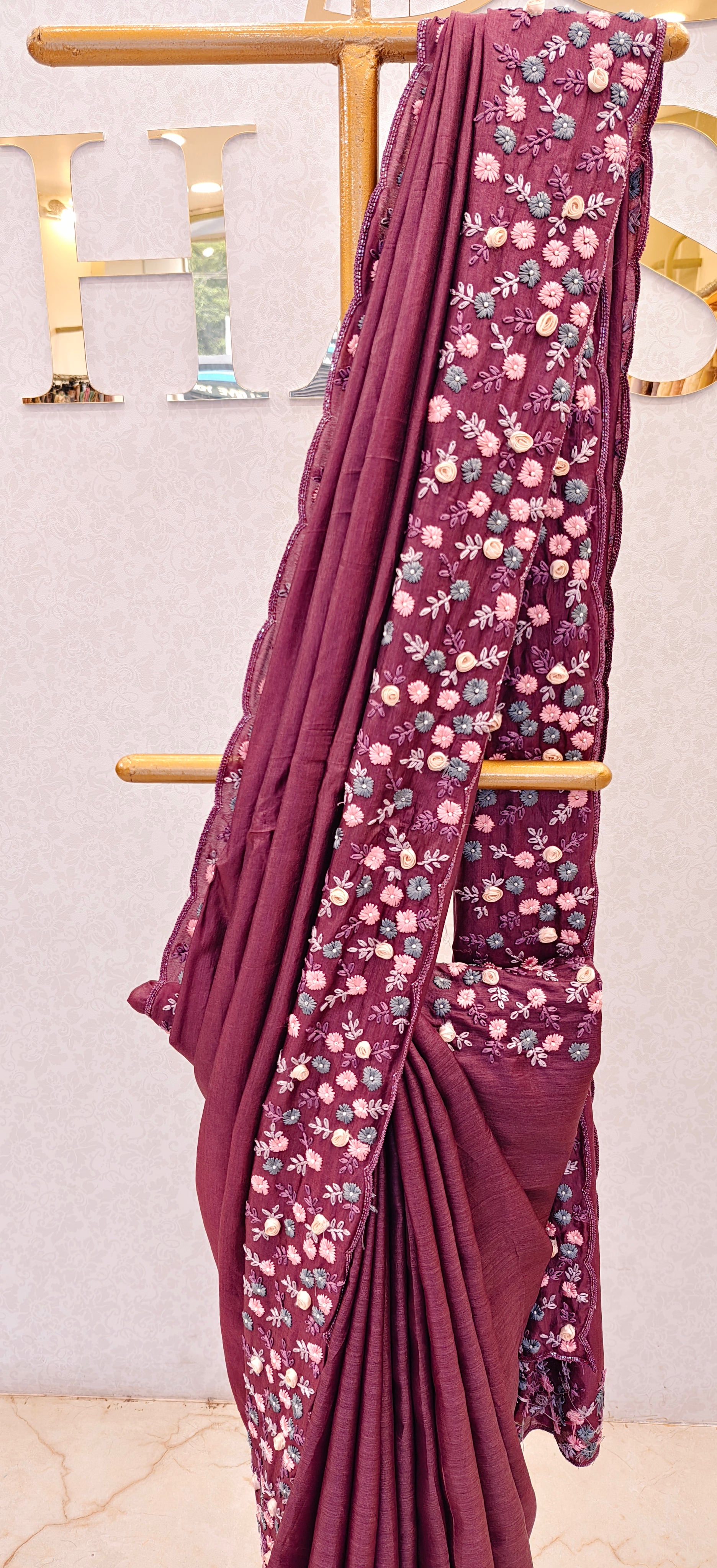 PURE TUSSAR SAREE