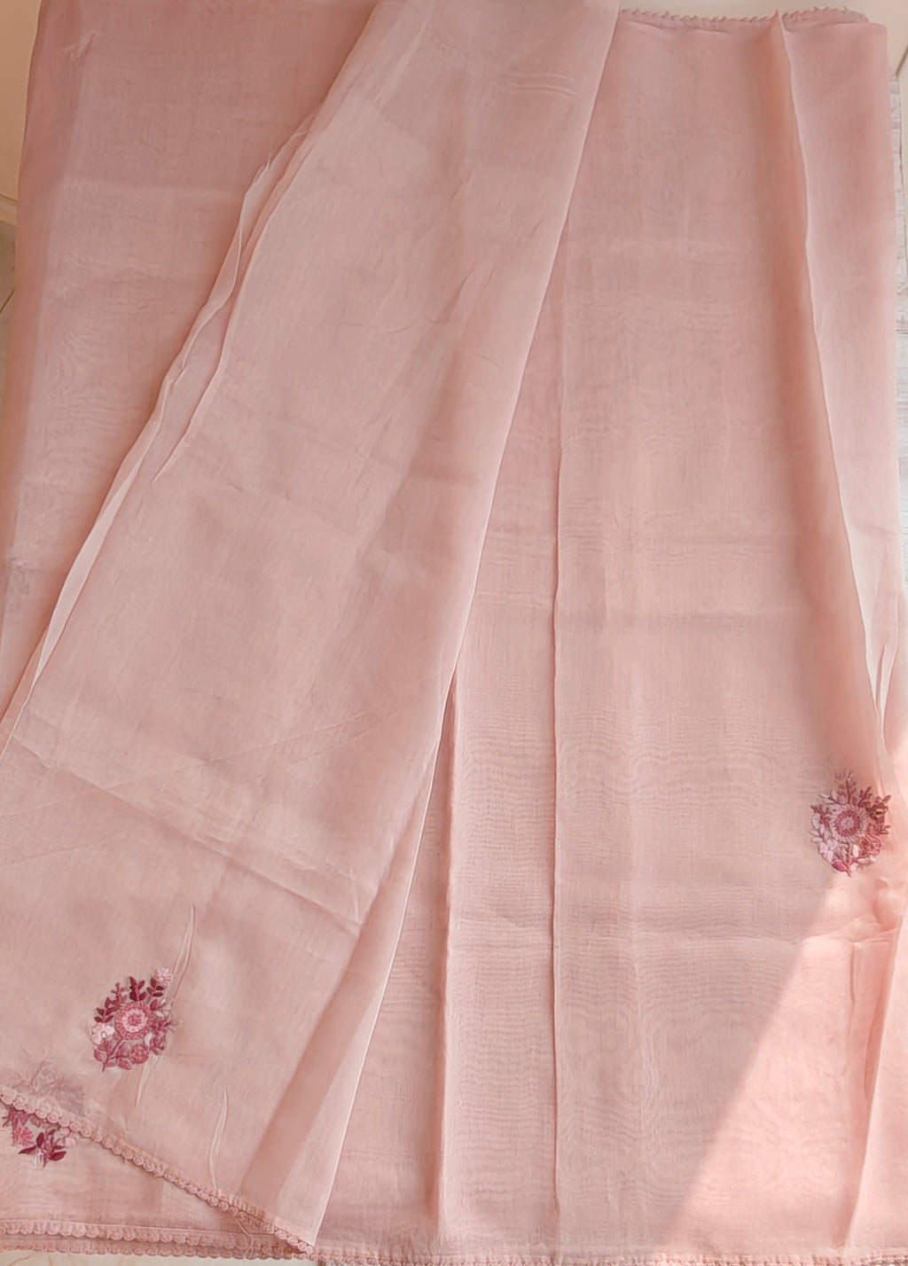 Chanderi tissue saree