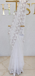 CRUSH ORGANZA SAREE