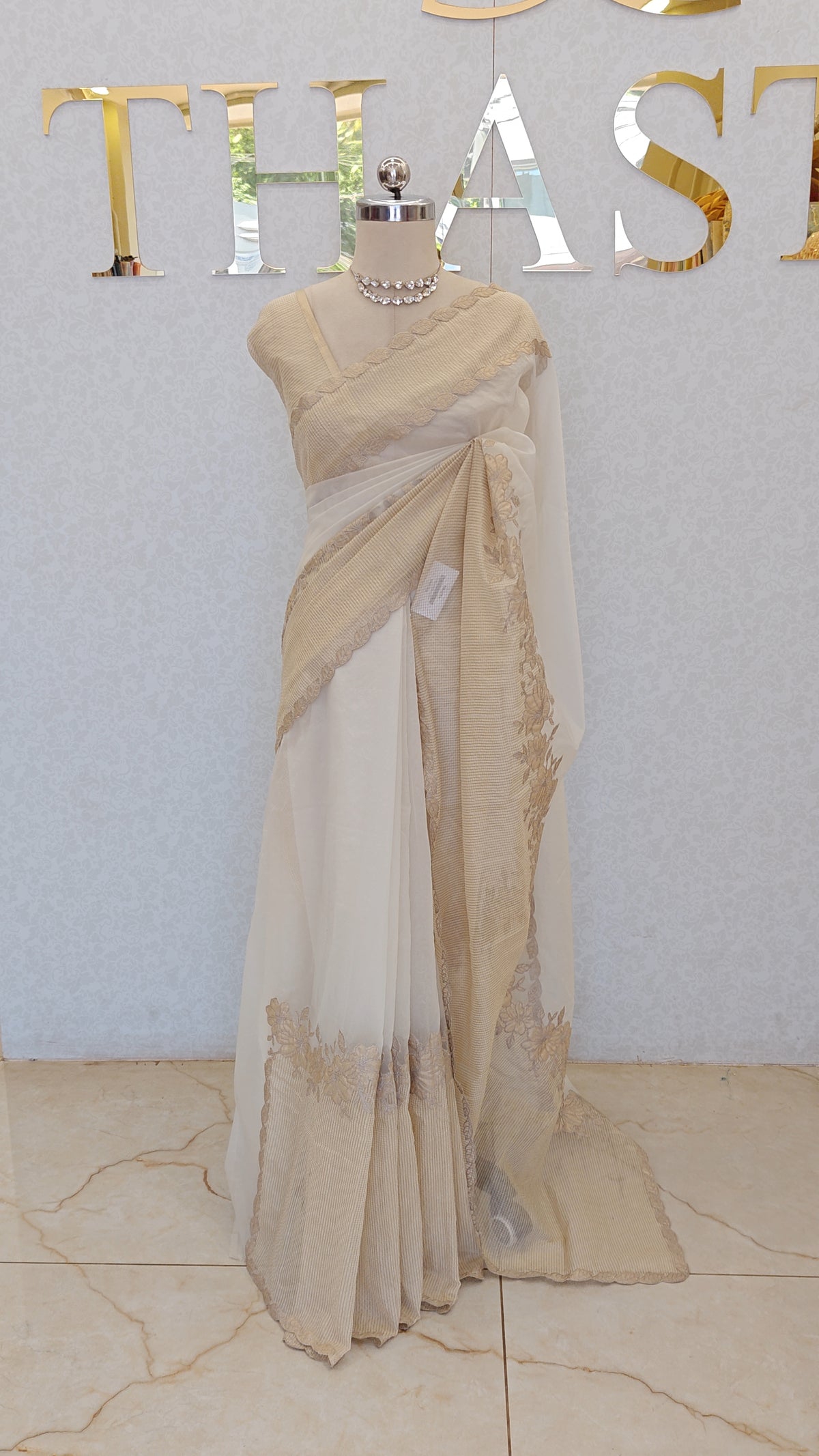 PURE ORGANZA SAREE