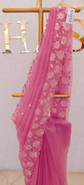 CRUSH ORGANZA SAREE