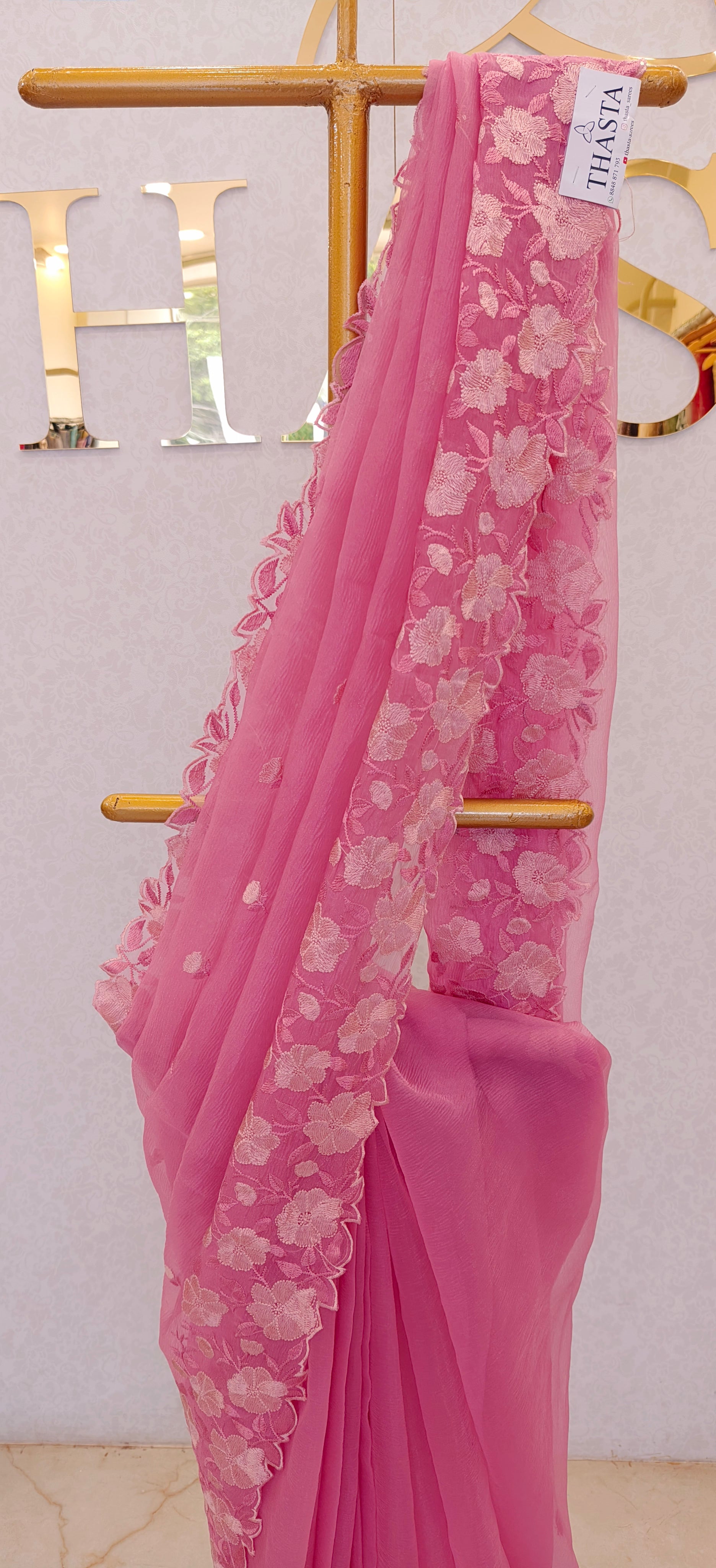 CRUSH ORGANZA SAREE