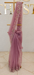 GLASS ORGANZA SAREE