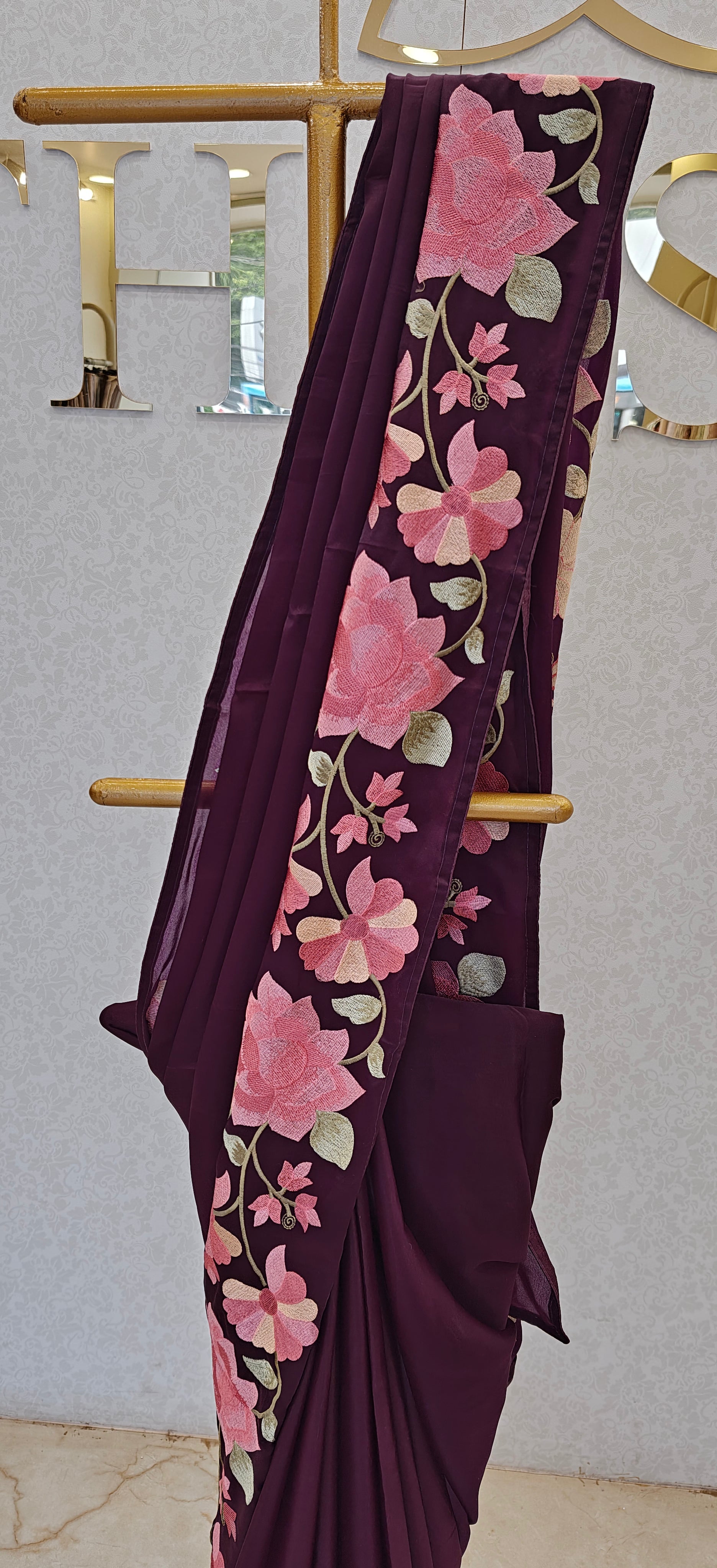 SATIN SAREE