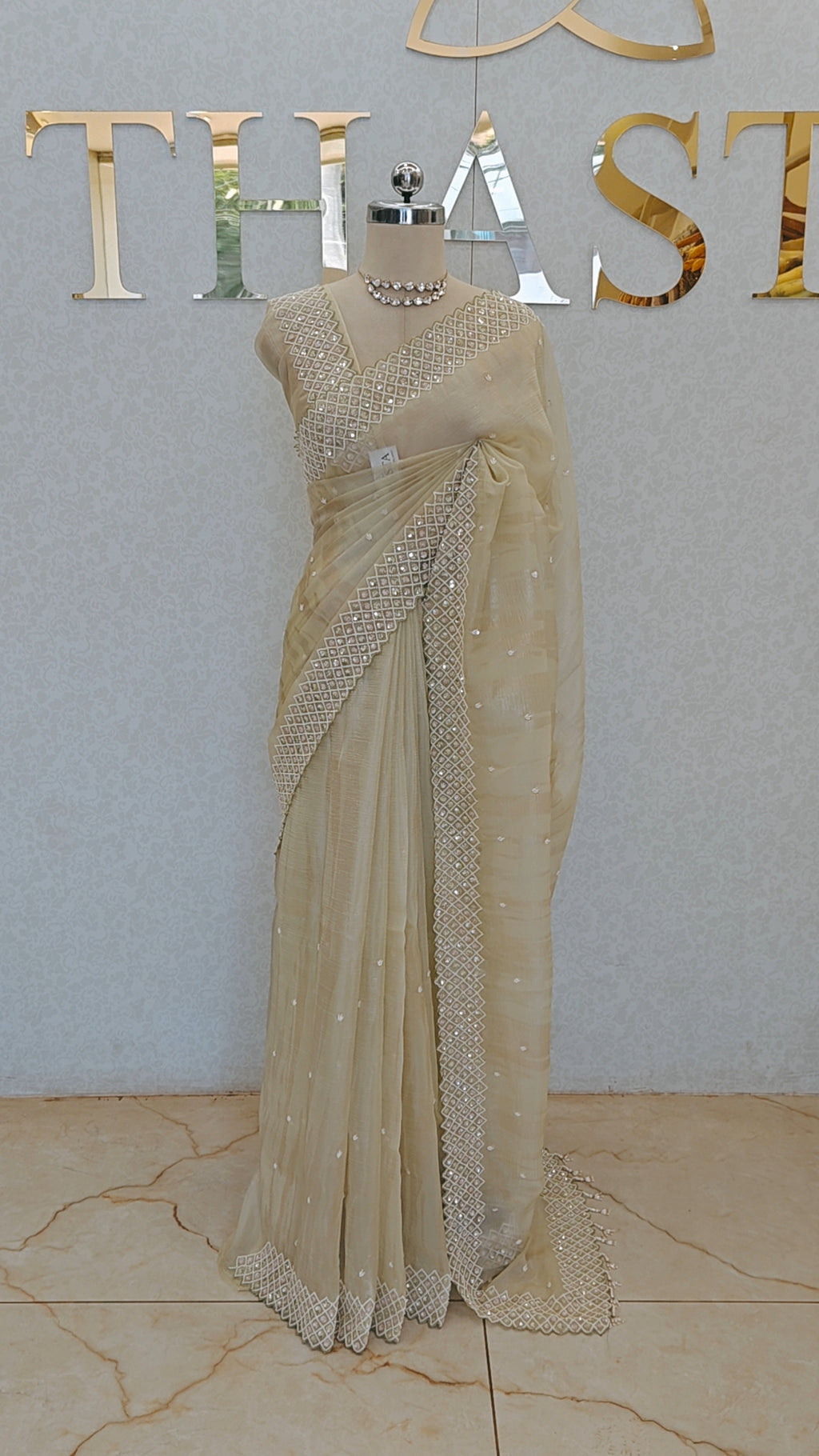 CRUSH ORGANZA SAREE
