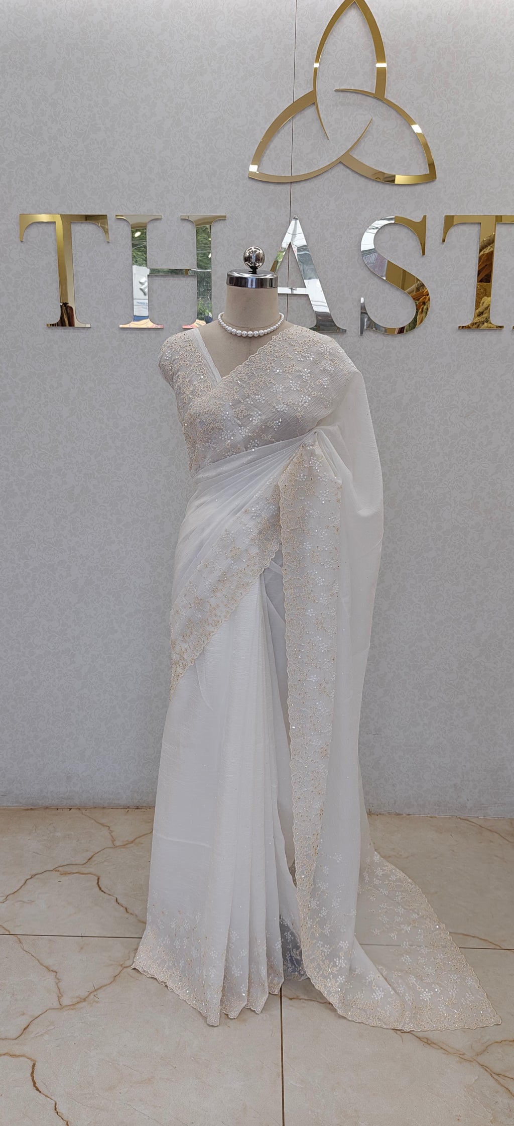 CRUSH ORGANZA SAREE