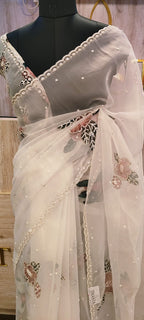 Organza saree