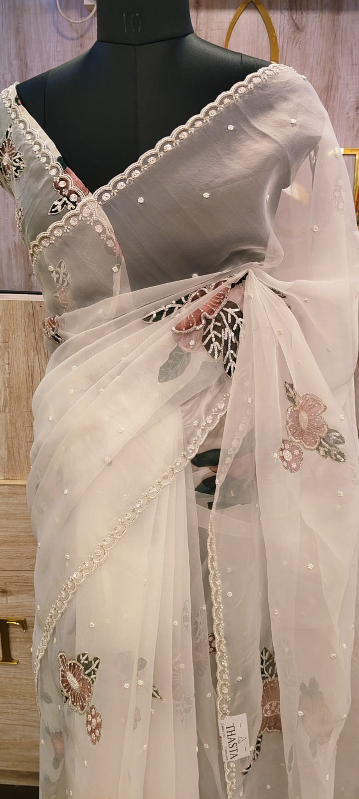 Organza saree