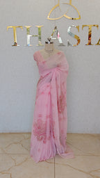 PURE ORGANZA SAREE