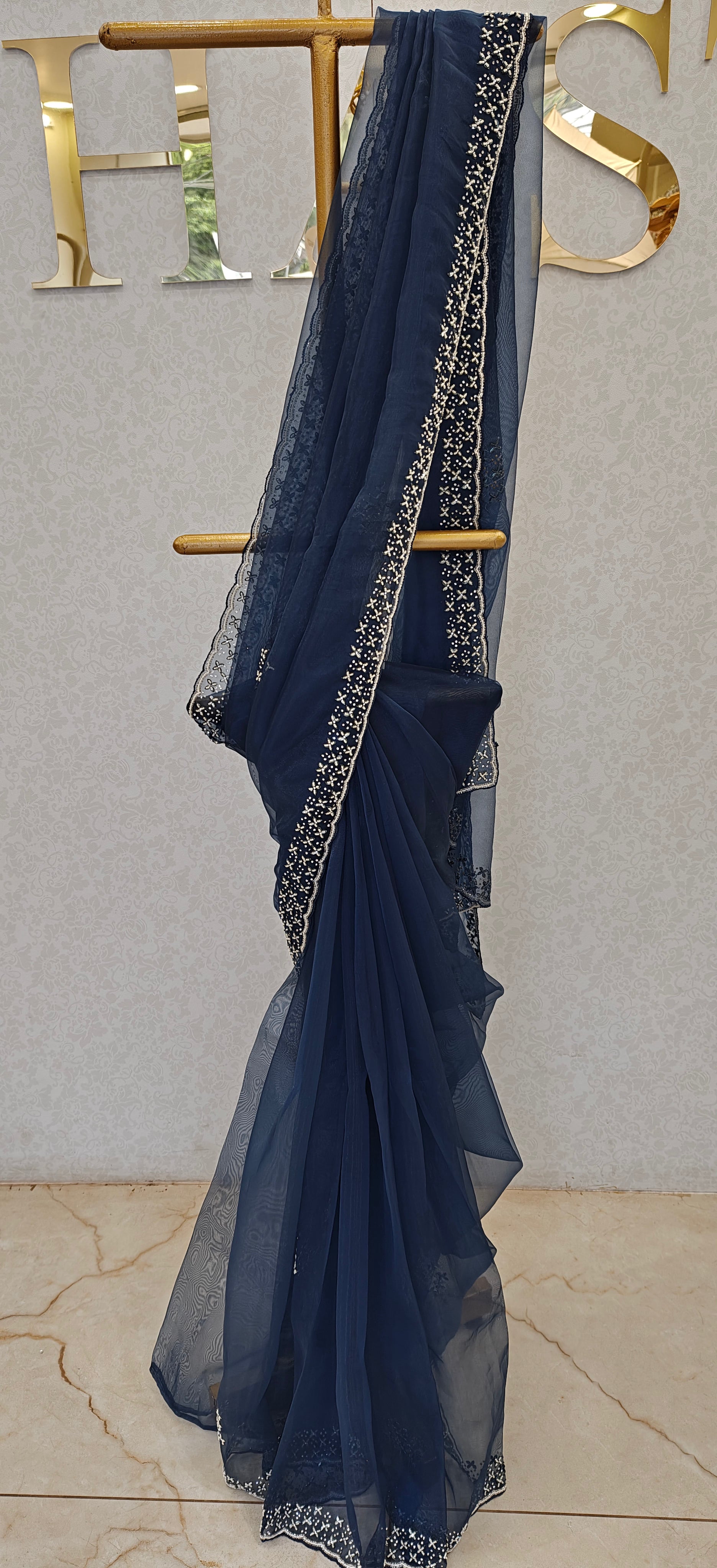 GLASS ORGANZA SAREE
