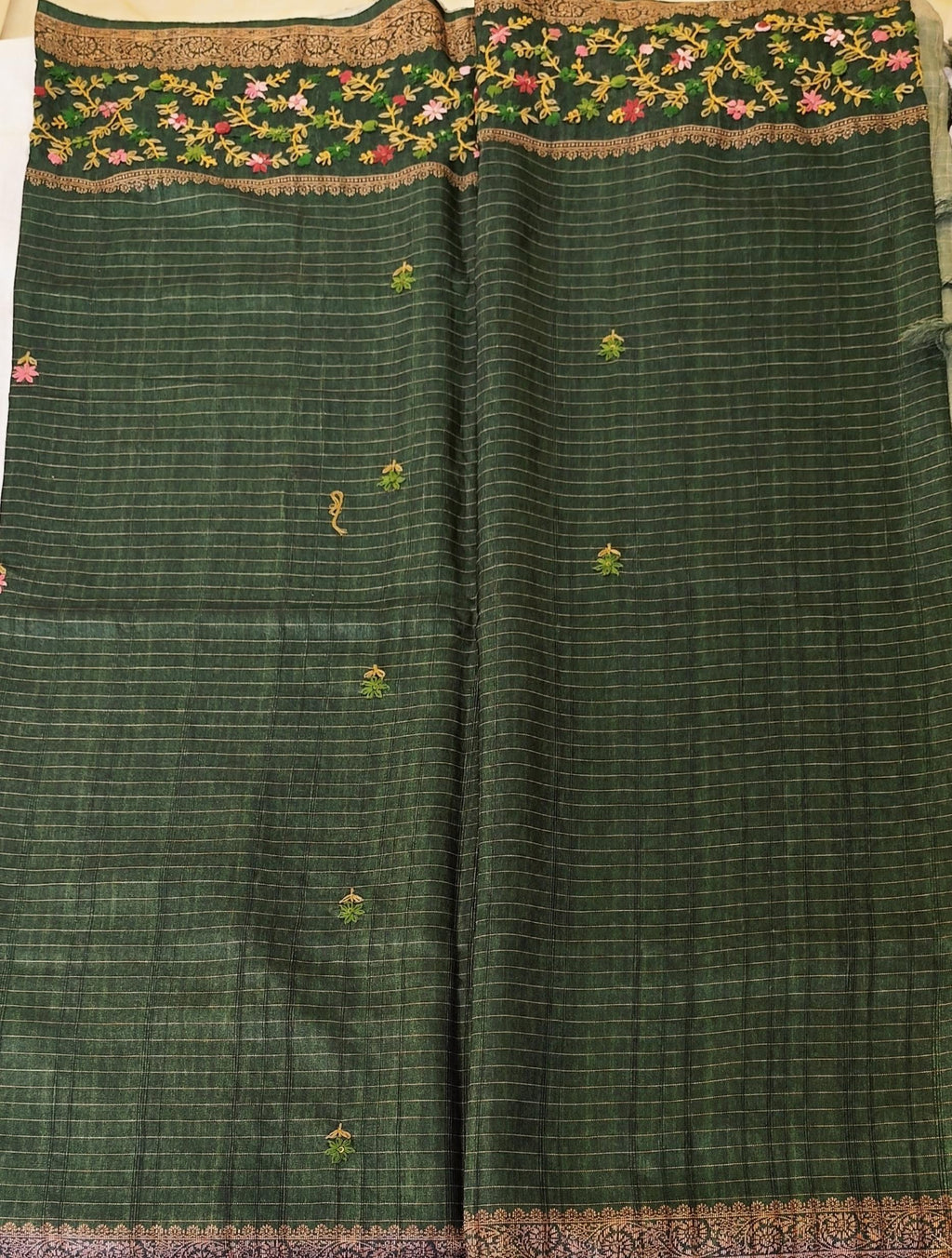 Semi Tussar saree