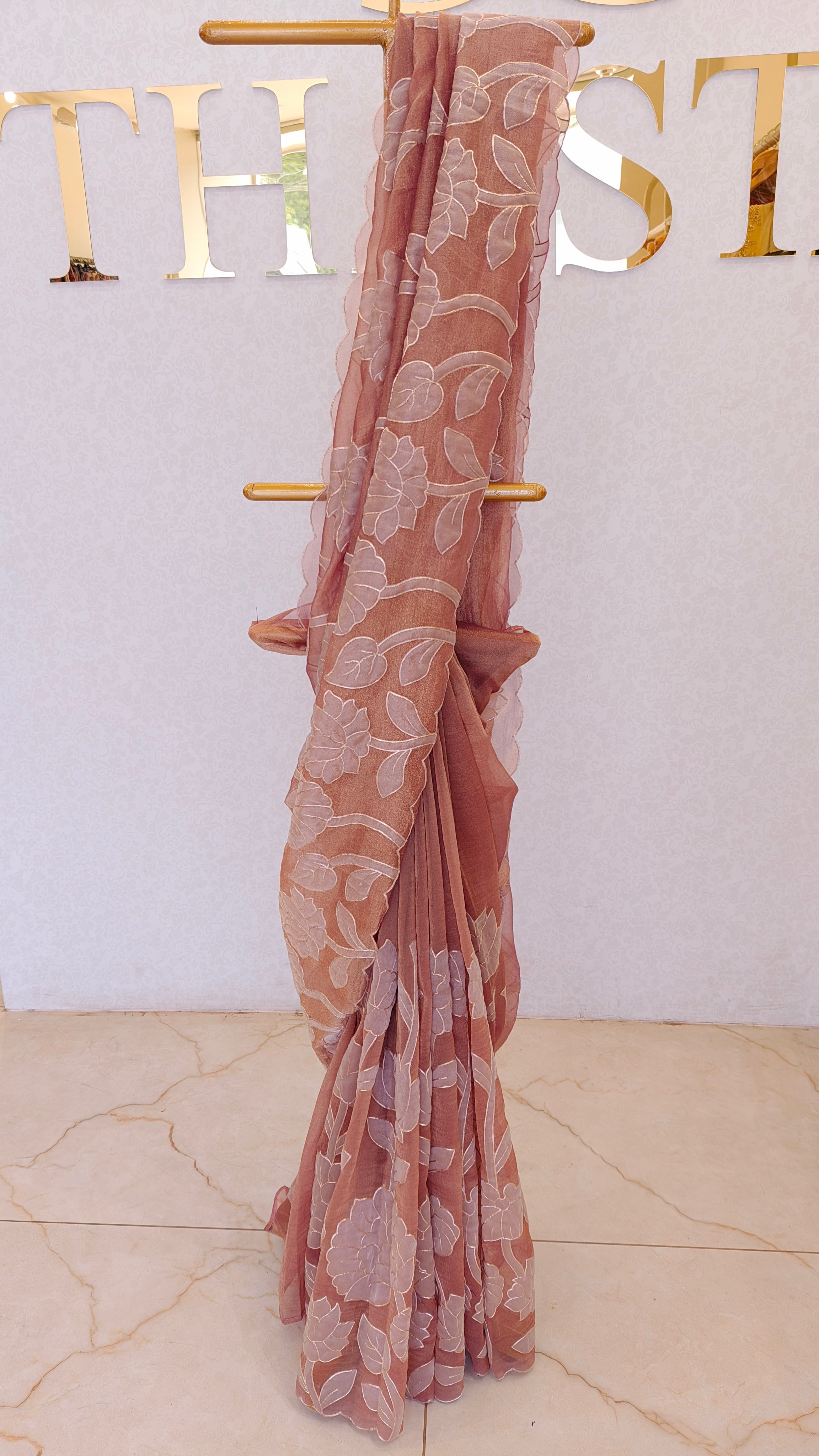TISSUE ORGANZA SAREE