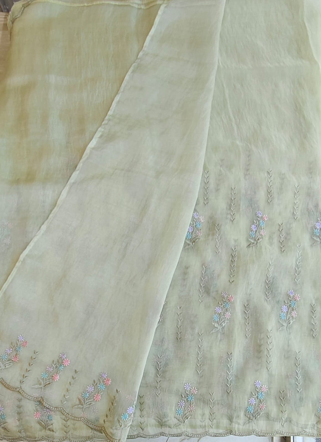 Organza saree