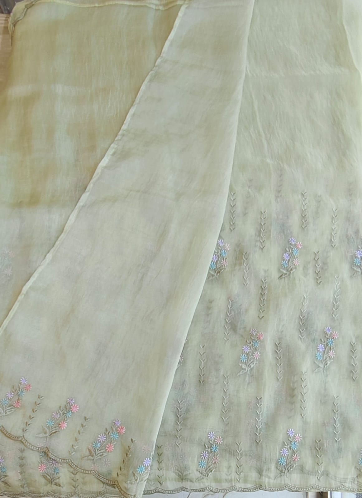 Organza saree