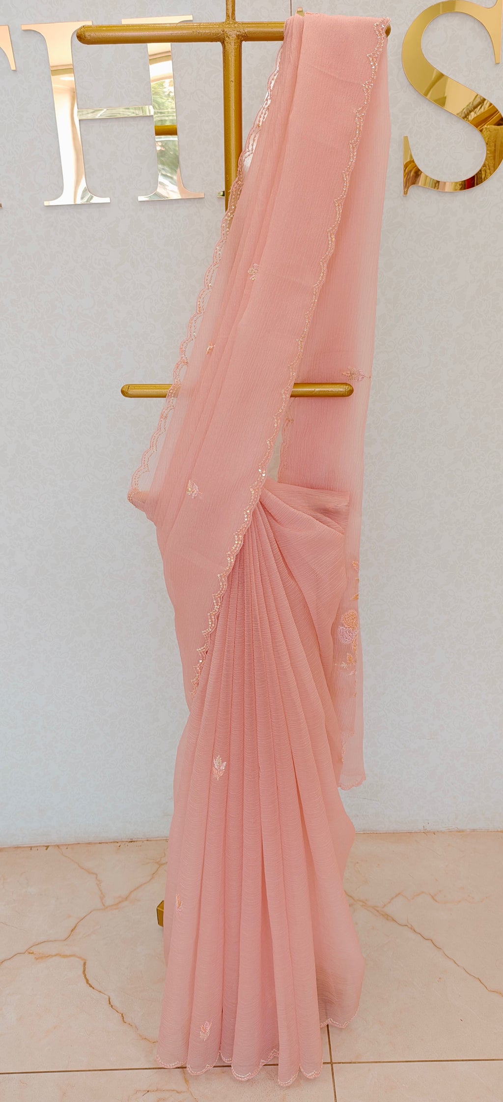 CRUSH ORGANZA SAREE