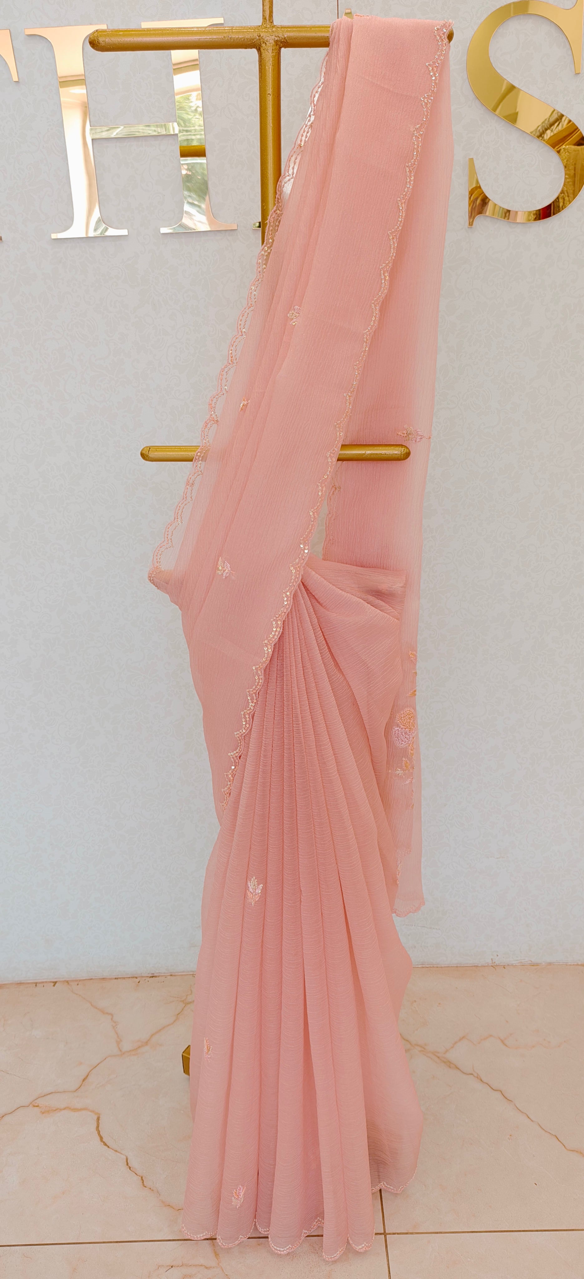 CRUSH ORGANZA SAREE