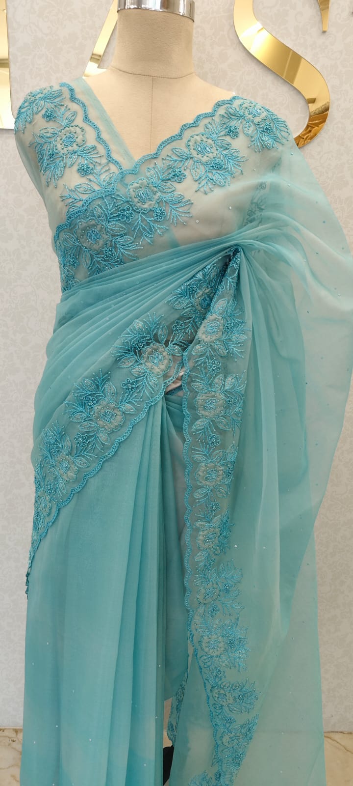 Organza saree