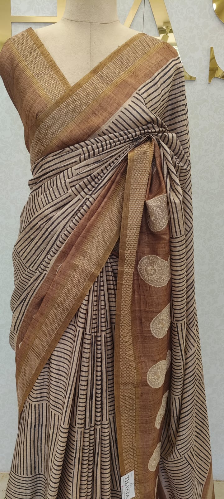 Semi Tussar Saree