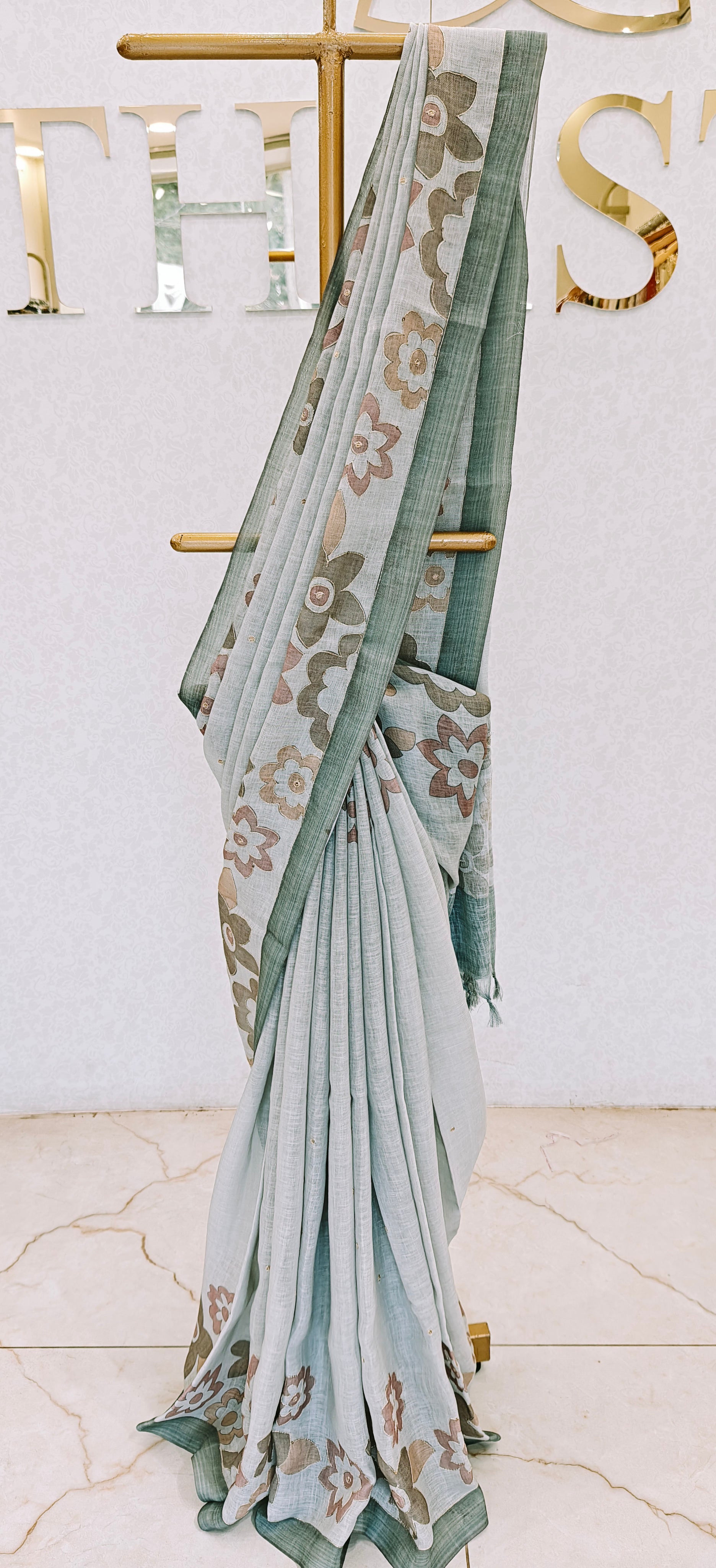LINEN SAREE