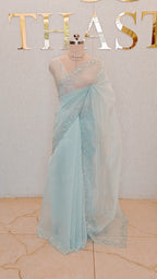 CRUSH ORGANZA SAREE