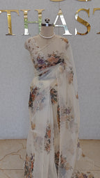 GLASS ORGANZA SAREE