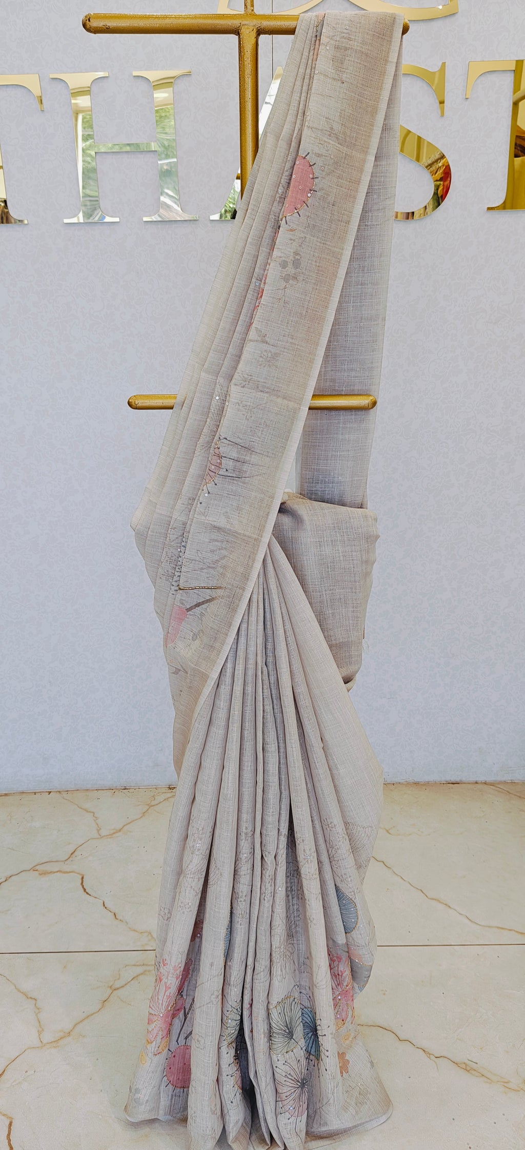 LINEN SAREE