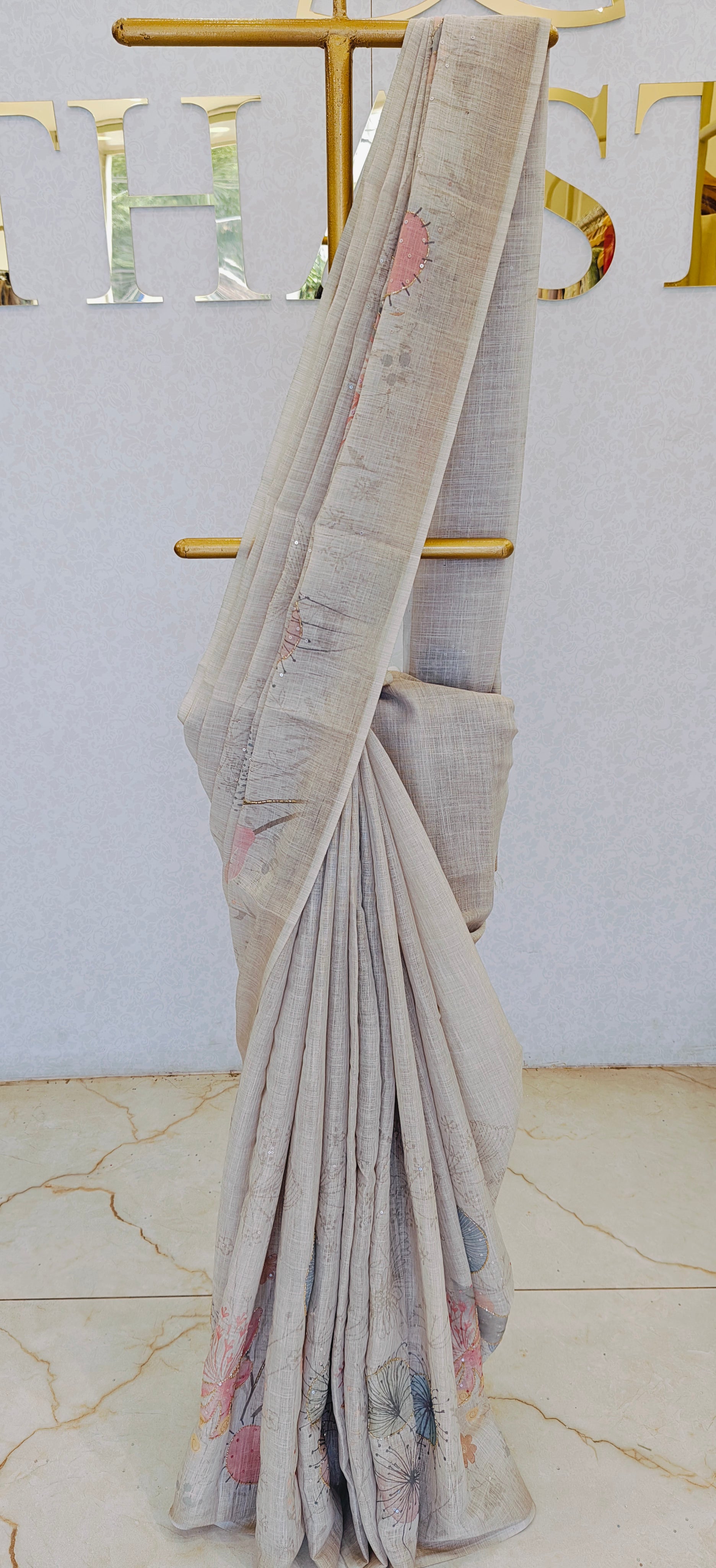 LINEN SAREE