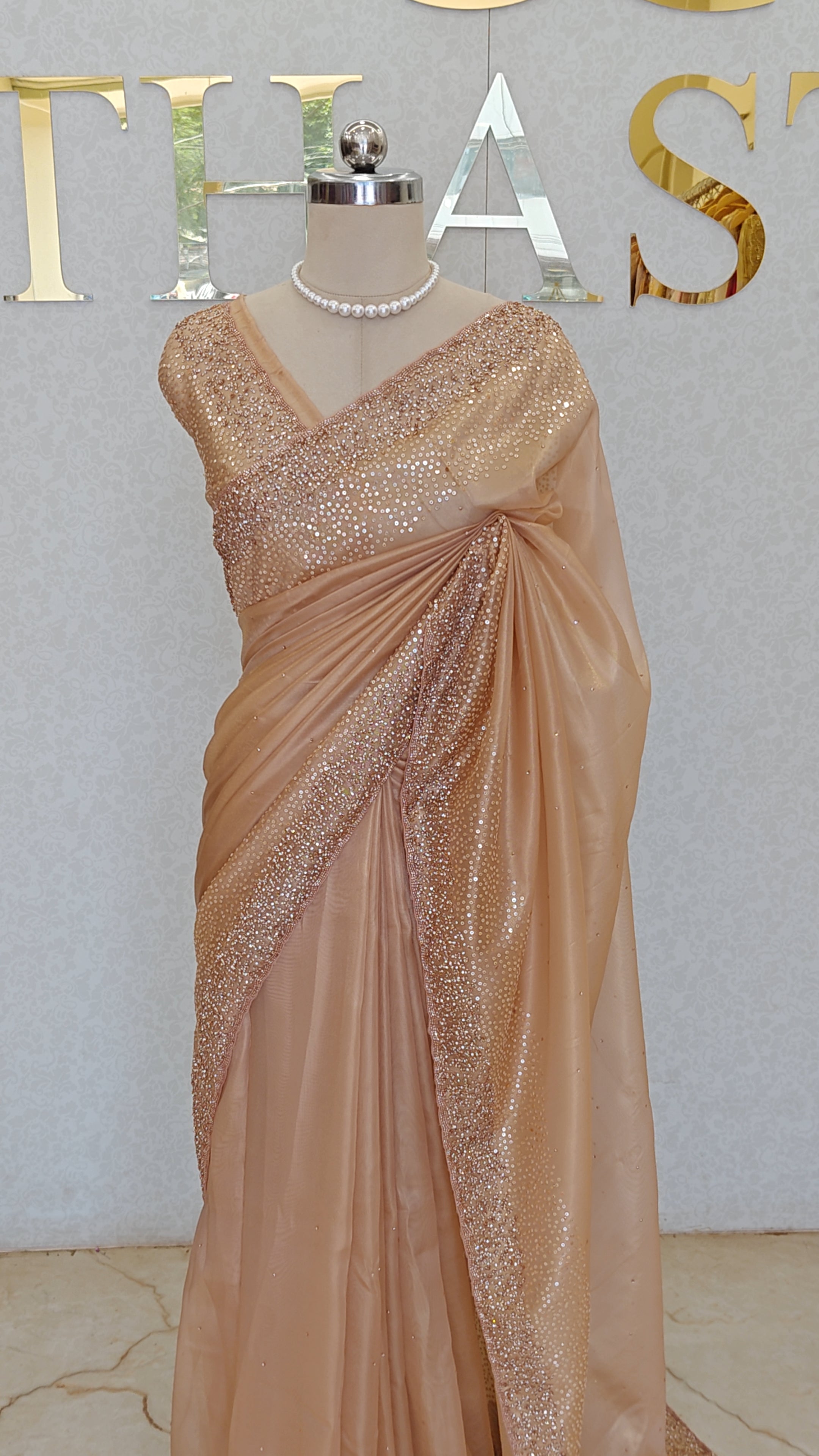 RAINA NET TISSUE SAREE