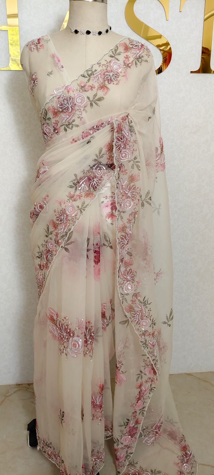 Pure Organza Saree
