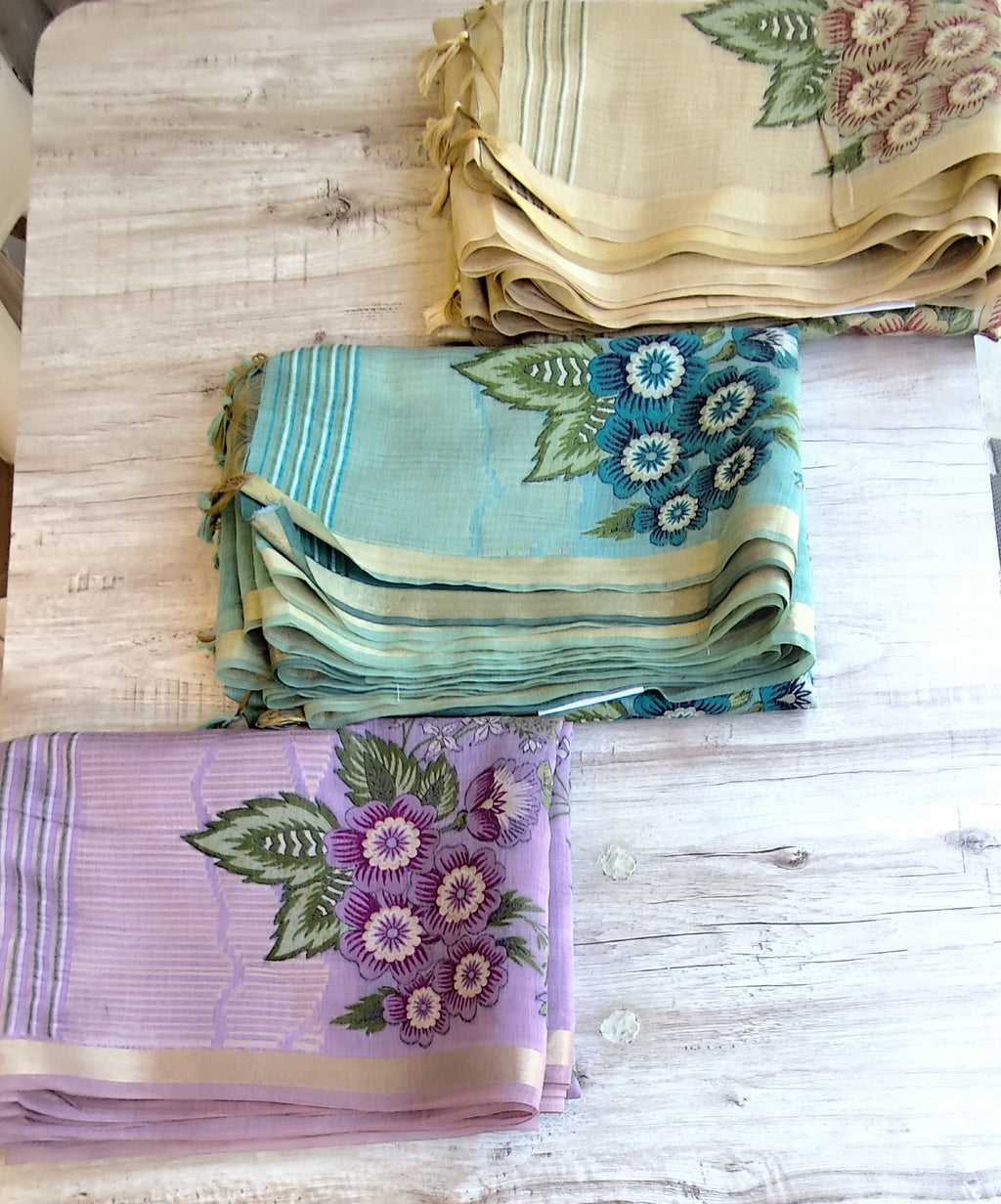 Jamdani cotton saree