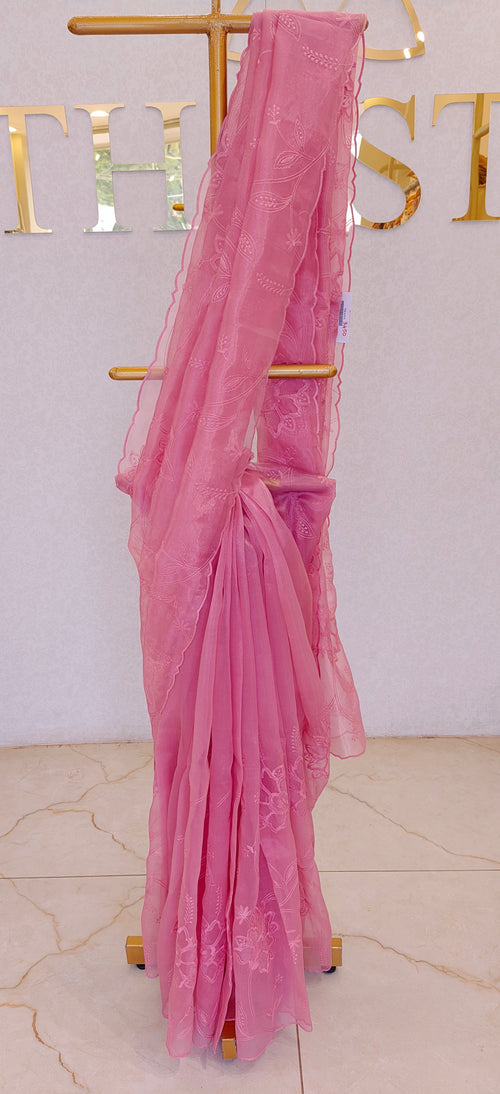 GLASS ORGANZA SAREE
