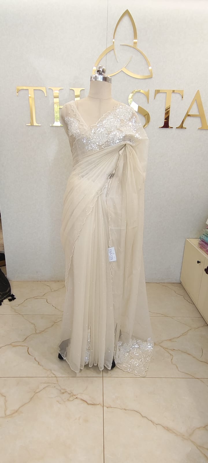 CRUSH ORGANZA SAREE