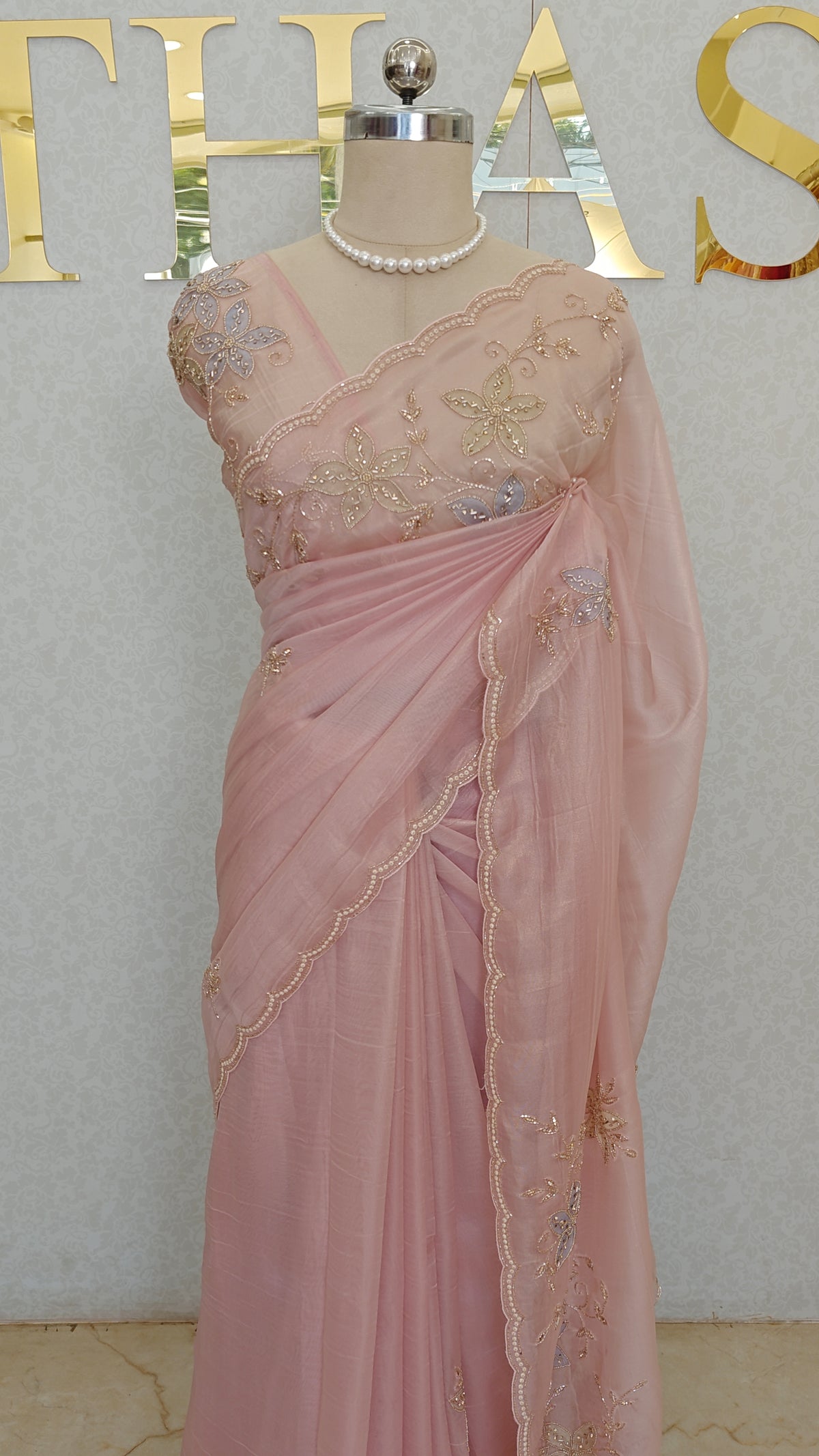 FLOWY ORGANZA SAREE