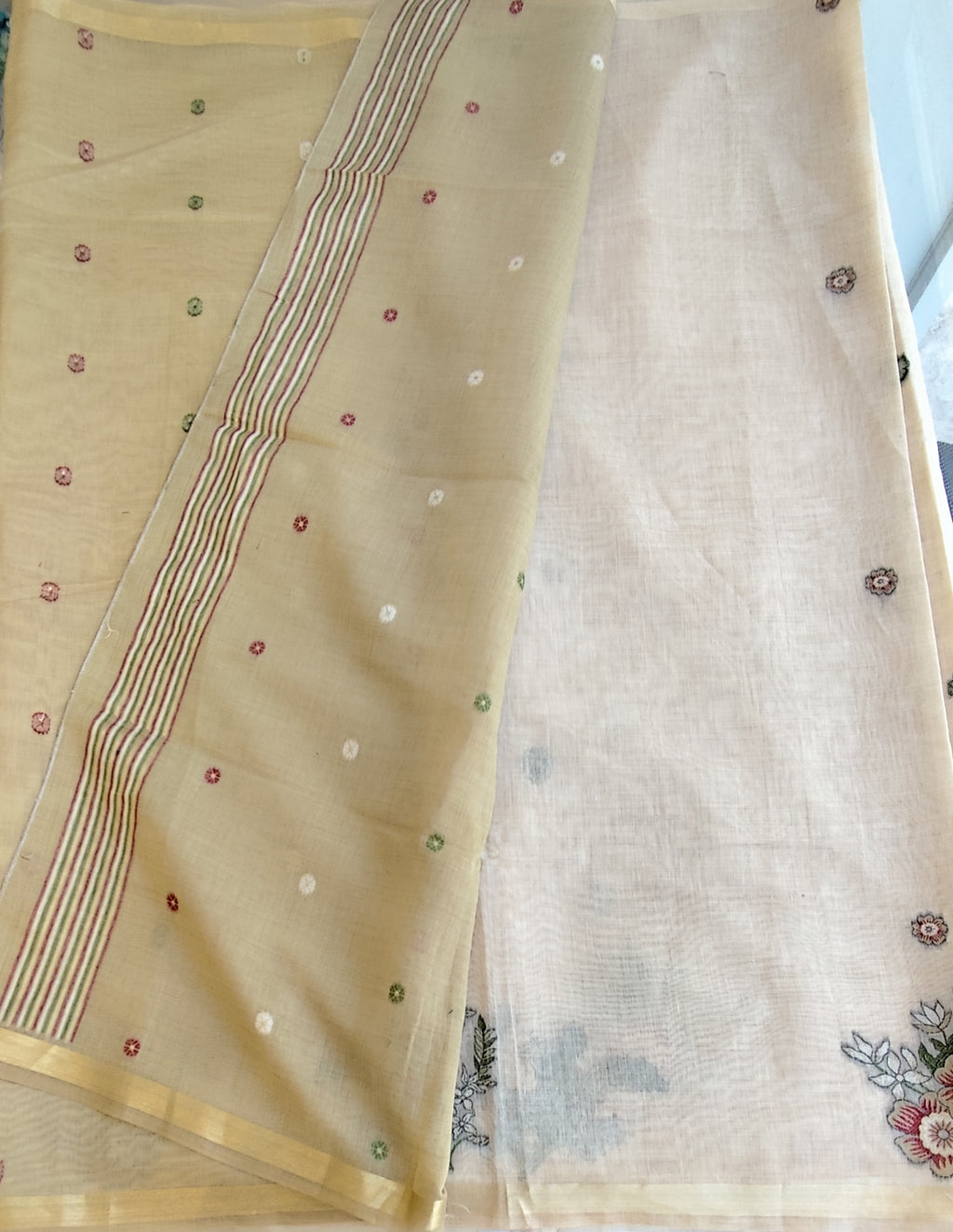 Jamdani cotton saree