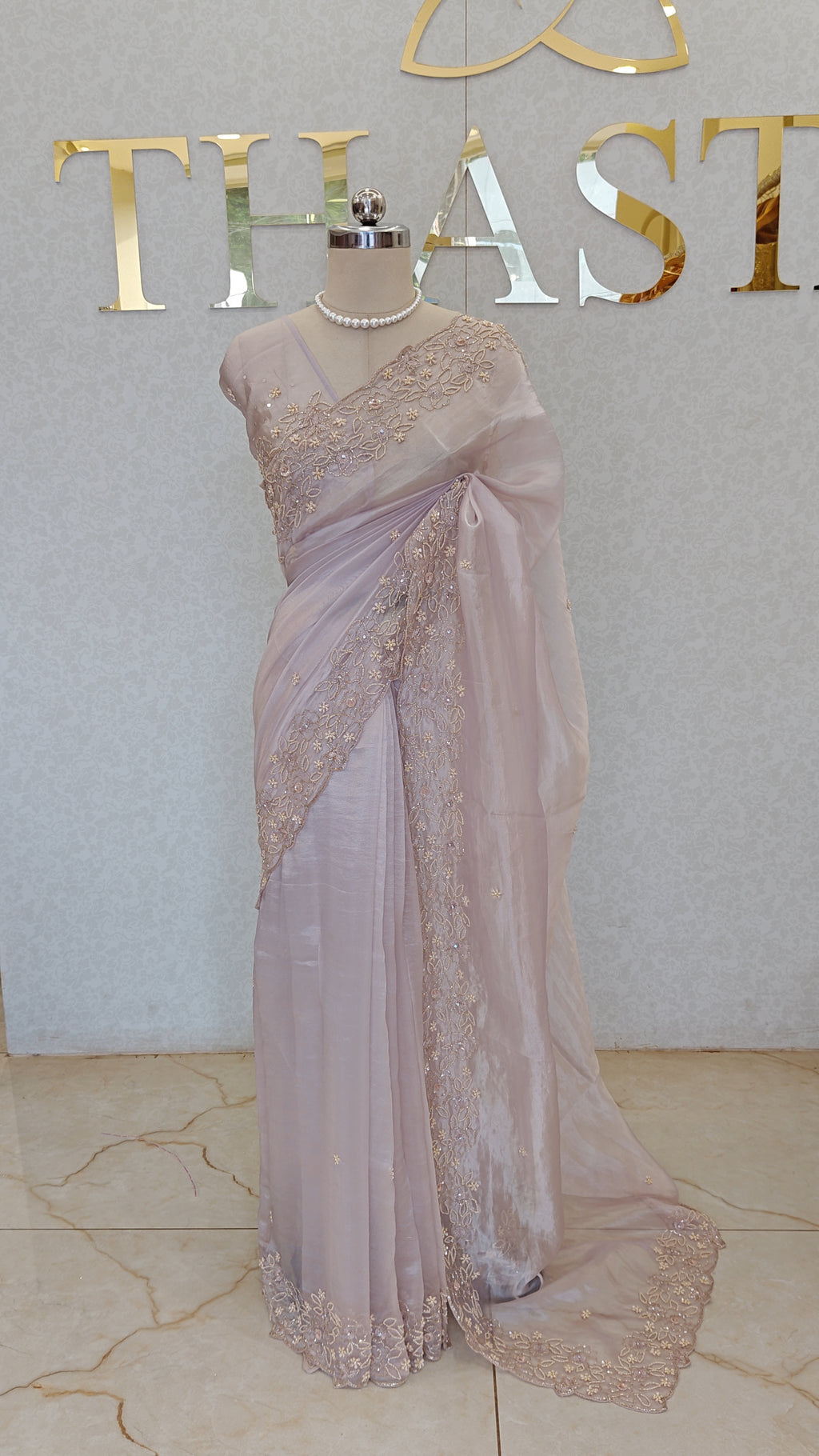 CRUSH ORGANZA TISSUE