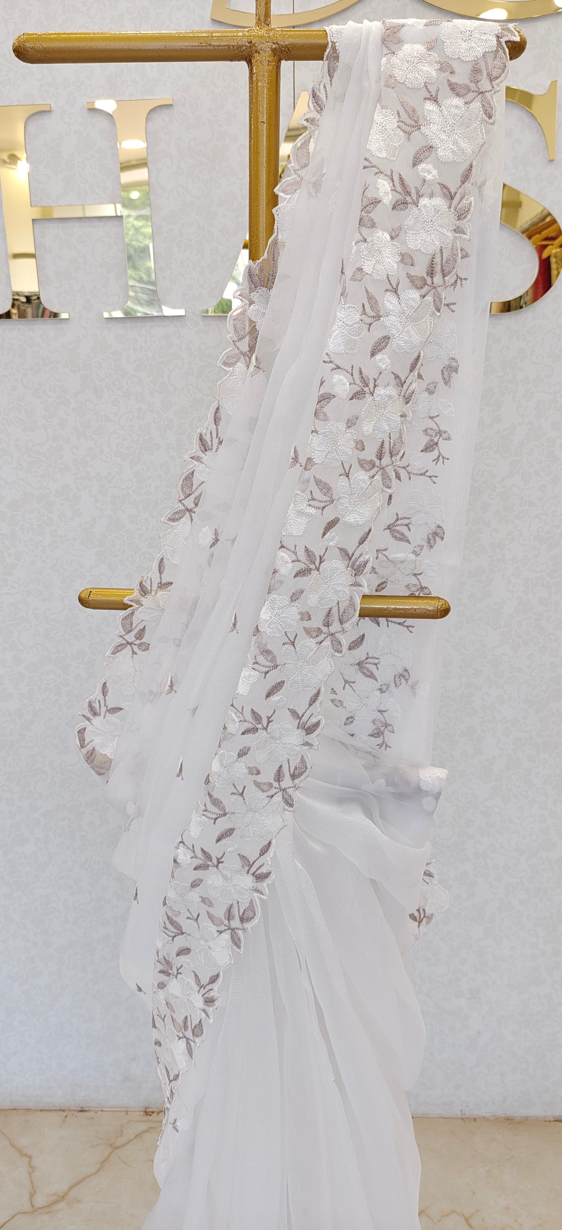 CRUSH ORGANZA SAREE